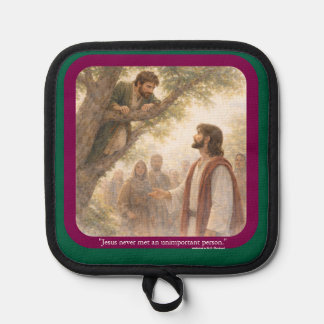 No unimportant person pot holder