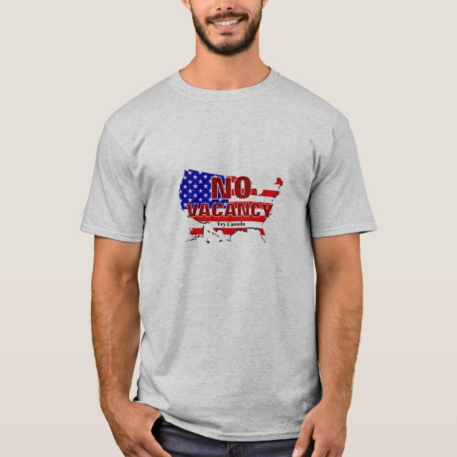 No Vacancy - Secure The Border T-Shirt (Front)