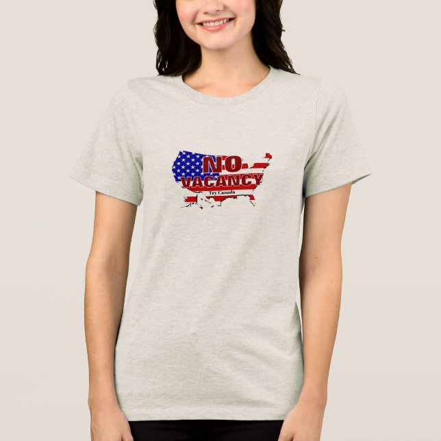 No Vacancy - Secure The Border Tri-Blend Shirt (Front)