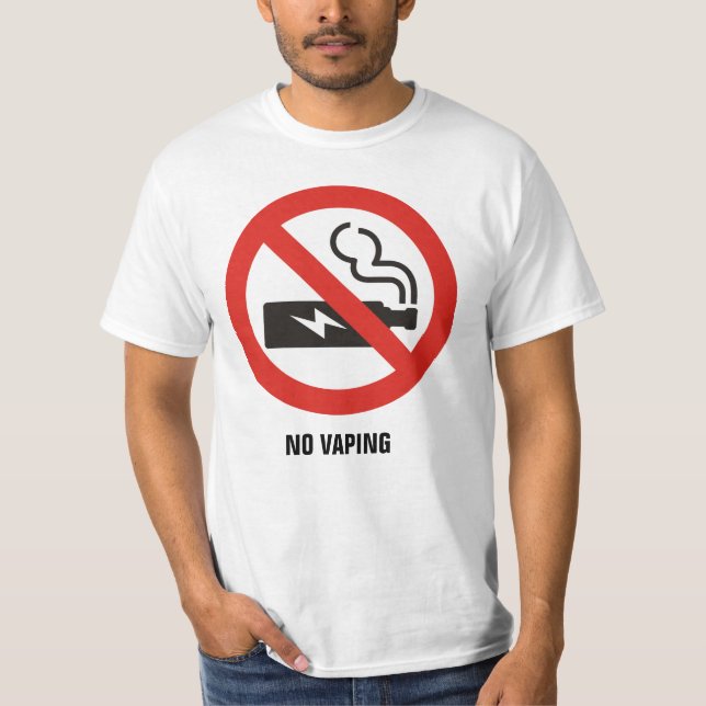 No Vaping T-Shirt (Front)