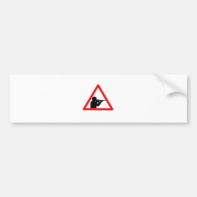 No violence bumper sticker (Front)