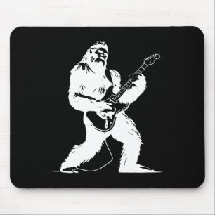 No Visible Text Detected Yeti Guitarist Rock Lover Mouse Mat
