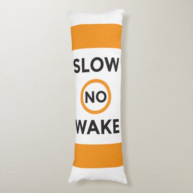 No Wake Buoy Body Pillow (Front Vertical)