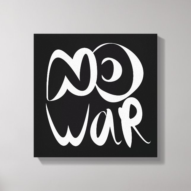 No War Canvas Print (Front)