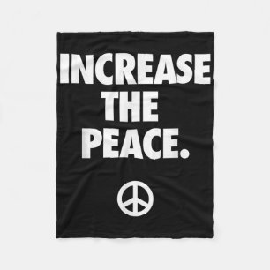 No War - Designs For The Peace Movement 3 Fleece Blanket