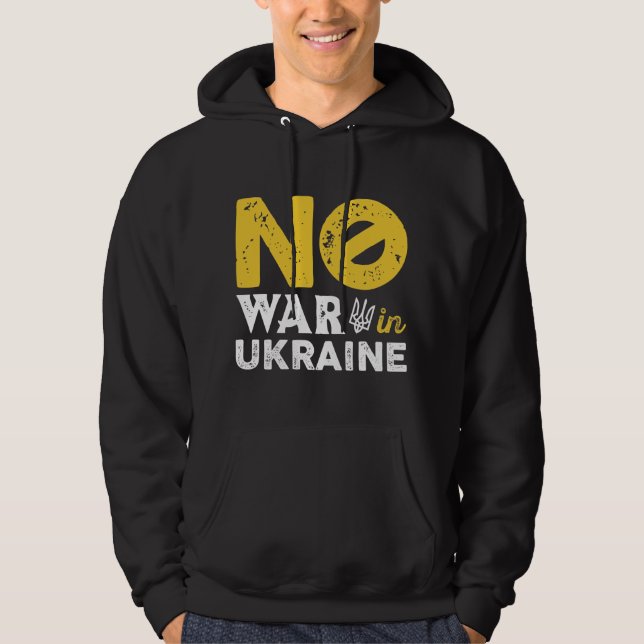 No War In Ukraine Hoodie (Front)