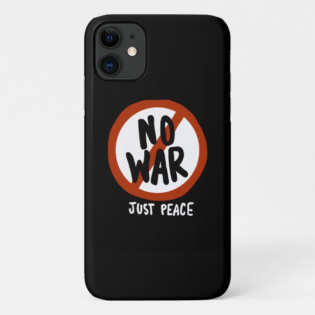No War Just Peace Case-Mate iPhone Case (Back)