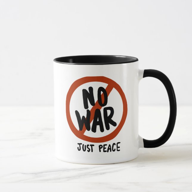 No War Just Peace Mug (Right)