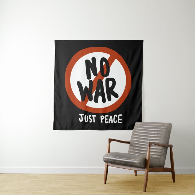 No War Just Peace Tapestry (In Situ)