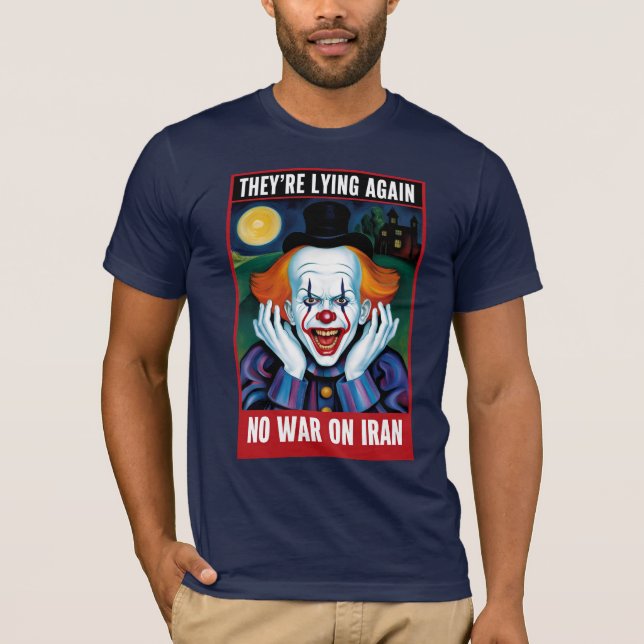 No War On Iran Anti War Tee (Front)