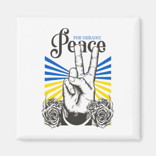 No War Peace For Ukraine Magnet