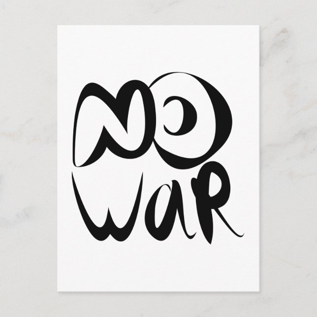No War Postcard (Front)