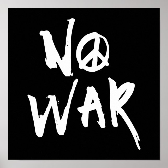 No War Poster (Front)