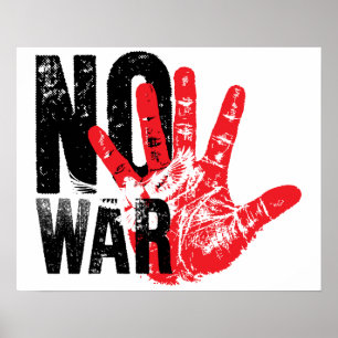 NO WAR! radical design for radical times! Poster