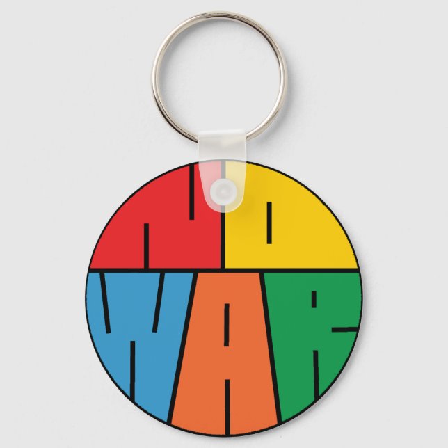 No War Shroom Key Ring (Front)