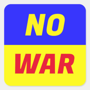NO WAR Stickers