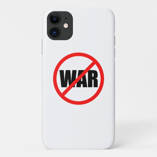 No War Symbol Case-Mate iPhone Case (Back)