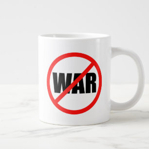 No War Symbol Large Coffee Mug