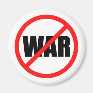 No War Symbol Magnet