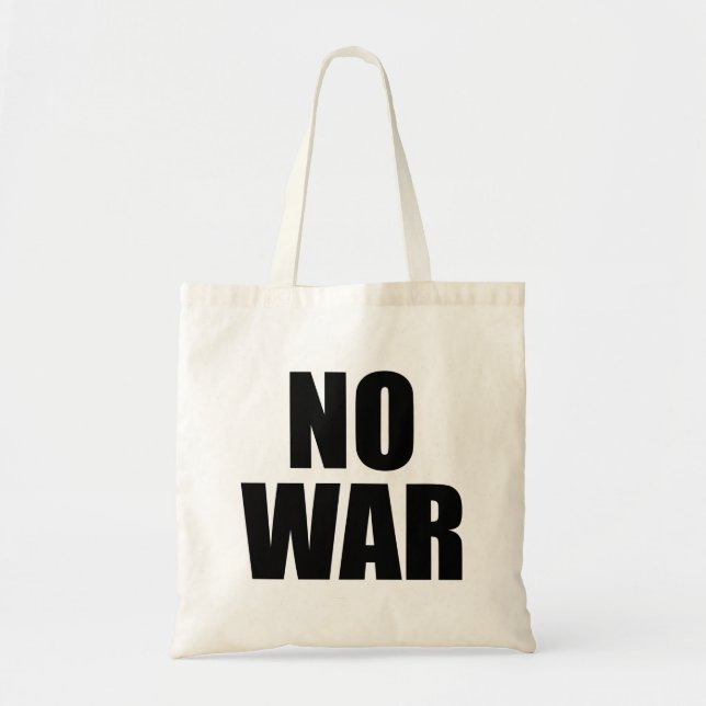 NO WAR TOTE BAG (Front)