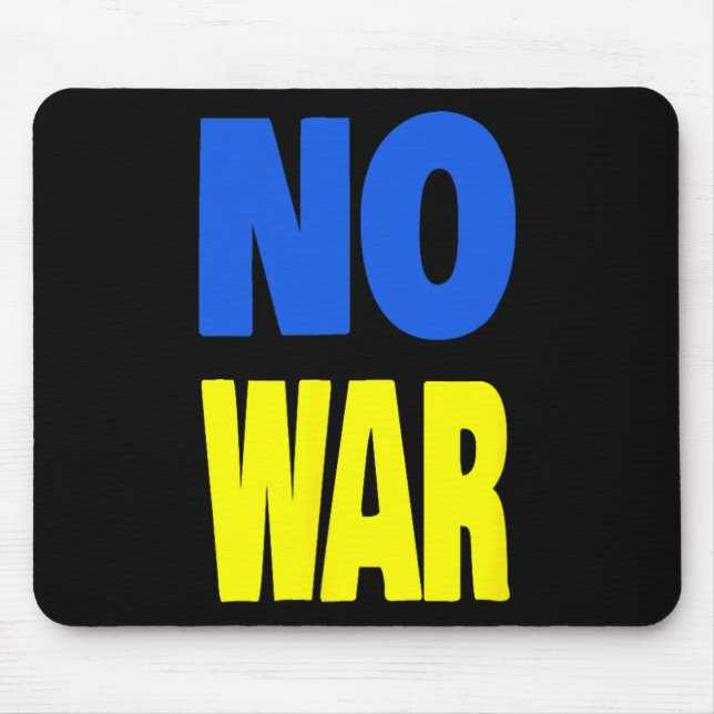 No War Ukraine  Mouse Mat (Front)