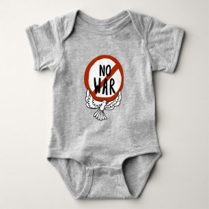 No War With Dove Baby Bodysuit