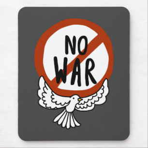 No War With Dove Mouse Mat