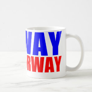 NO WAY BUT NORWAY COFFEE MUG