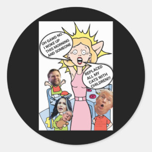No Way Children As Good As Cats Classic Round Sticker