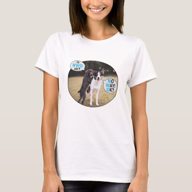 No Way! Ok? - blue (light) T-Shirt (Front)