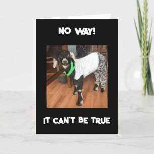 NO WAY YOU CAN'T BE "40" CARD