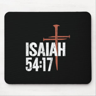No Weapon Formed Against Me Shall Prosper - Front Mouse Mat