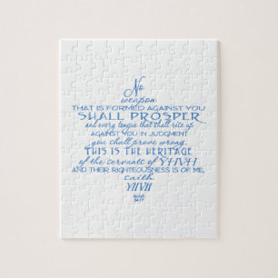 No Weapon Star of David Jigsaw Puzzle