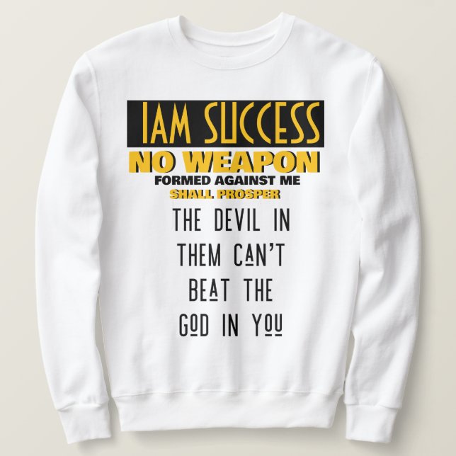 NO WEAPON SWEATSHIRT (Design Front)