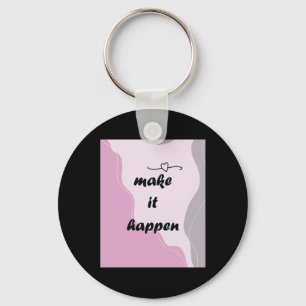No What It Takes Key Ring