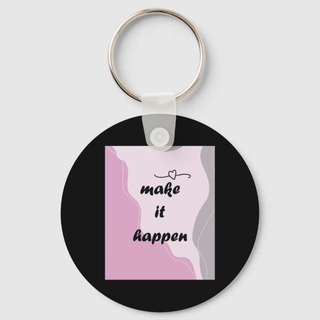 No What It Takes  Key Ring (Front)