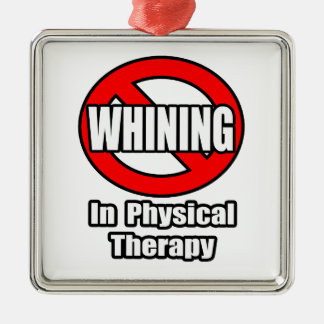 No Whining In Physical Therapy Metal Tree Decoration