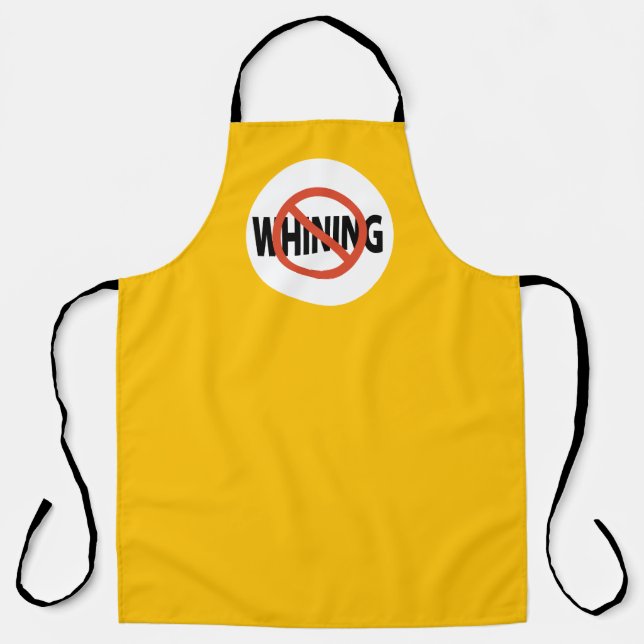 No Whining Marigold BG Apron (Front)