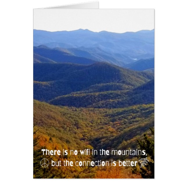 No WIFI   Greeting Card (Front)