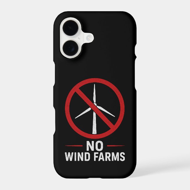 No Wind Farms - No Wind Turbines (Back)