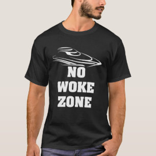No Woke Zone Anti Democrat Liberal Leftist Pro Rep T-Shirt
