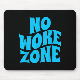No Wokes Here, Funny Republican , Conservative Vot Mouse Mat