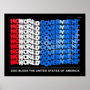 No World Government Poster