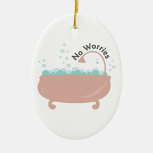 No Worries Ceramic Tree Decoration