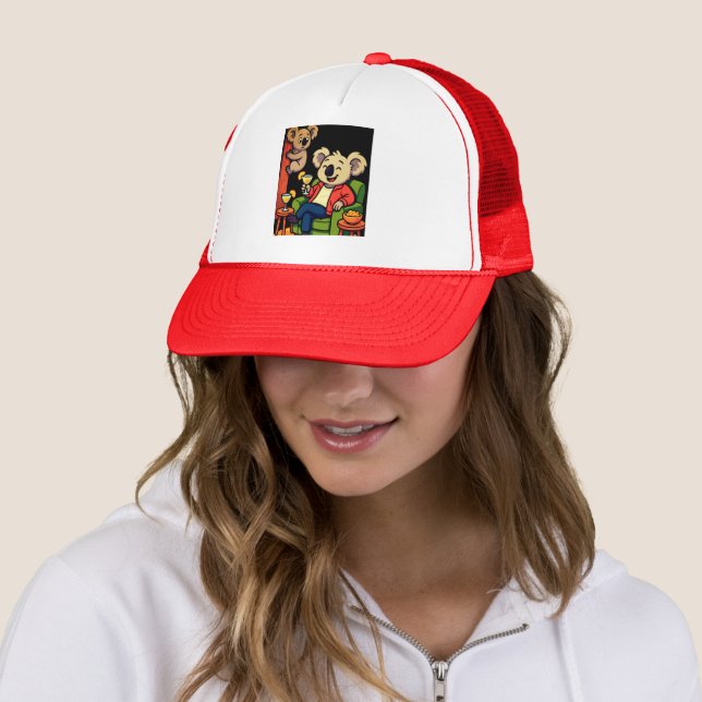 No Worries, Just Sips Trucker Hat (In Situ)