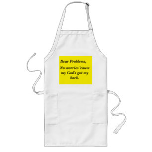 No Worries Quote Apron