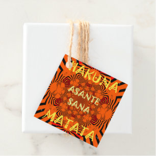 No Worries, Thank You Very Much: Designer Gift Tag
