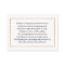 No wrap bridal shower insert card + tag