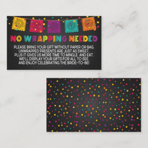 No Wrapping Needed Card - Fiesta