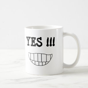NO !!! YES !!!  - a 2-sided mug